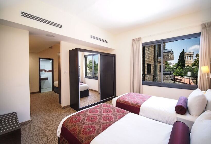 4 Bett Standardzimmer, New Capitol Hotel   Jerusalem