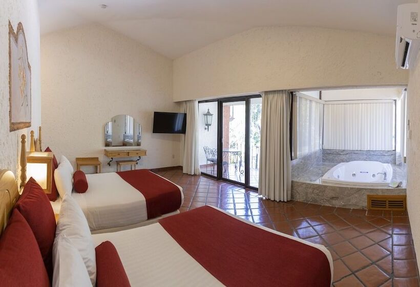 带按摩浴盆的套房, Hosteria Las Quintas Hotel Restaurante Bar