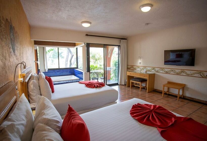 带按摩浴盆的套房, Hosteria Las Quintas Hotel Restaurante Bar