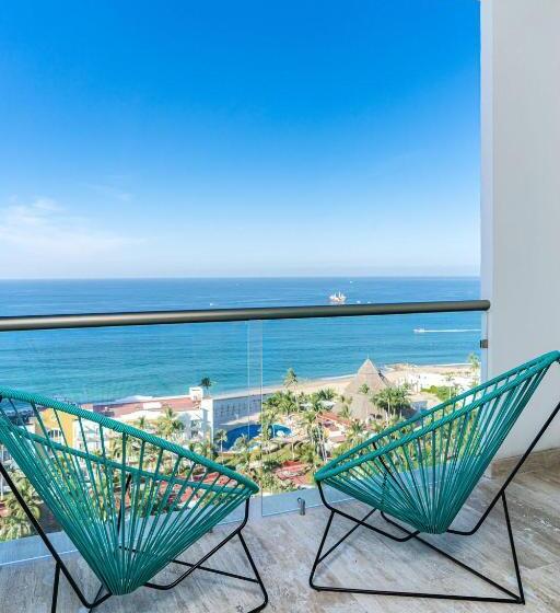 디럭스 룸 바다 전망, Krystal Puerto Vallarta