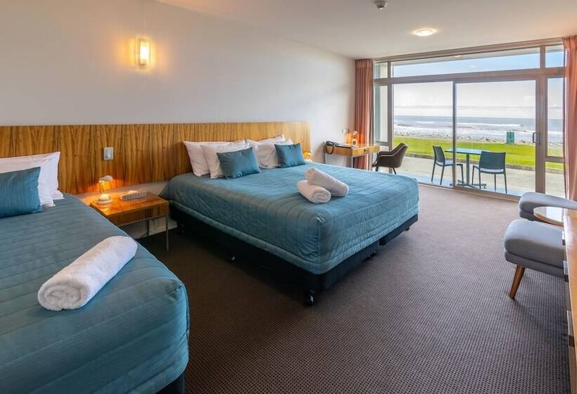 اتاق استاندارد با چشمانداز دریا, Beachfront Hotel Hokitika