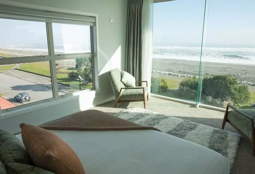 １ベッドルームペントハウスアパート, Beachfront Hotel Hokitika