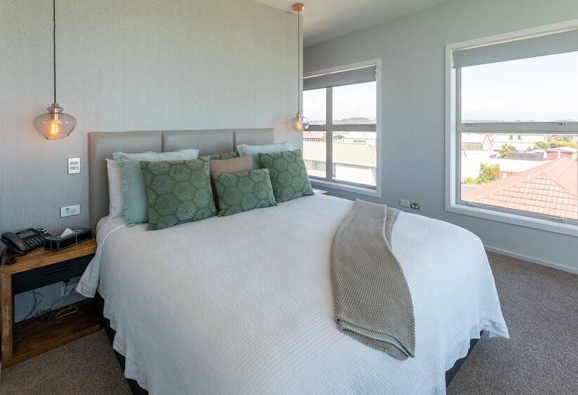 1침실 펜트하우스 아파트, Beachfront Hotel Hokitika