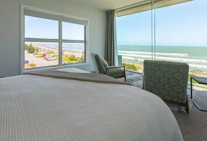 １ベッドルームペントハウスアパート, Beachfront Hotel Hokitika