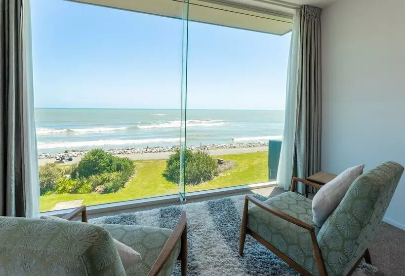 １ベッドルームペントハウスアパート, Beachfront Hotel Hokitika