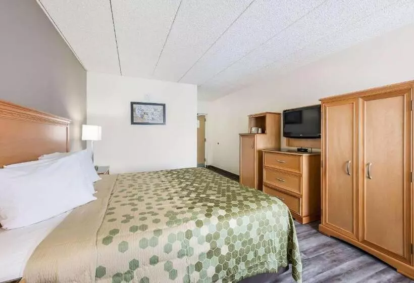 キングサイズベッドのスタンダードルーム, Econo Lodge Quakertown
