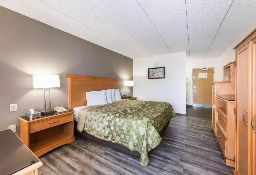 キングサイズベッドのスタンダードルーム, Econo Lodge Quakertown