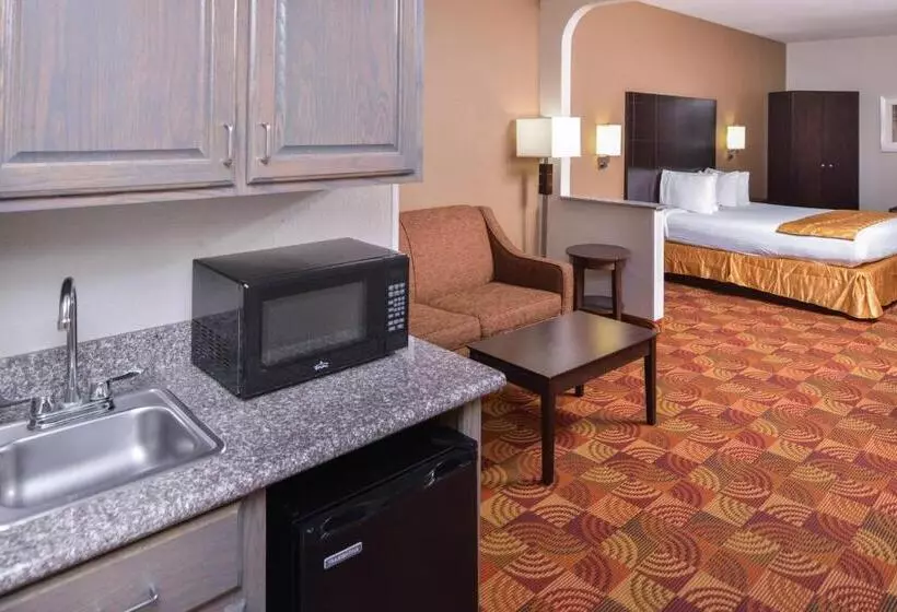 キングサイズベッドのスイートルーム, Americas Best Value Inn & Suites Bastrop