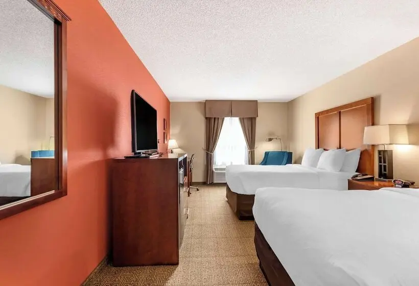 ２ダブルベッドのスタンダードルーム, Comfort Inn Civic Center