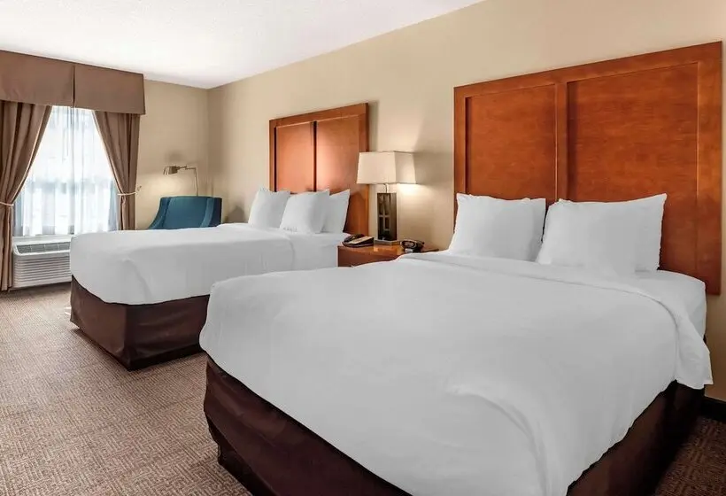 ２ダブルベッドのスタンダードルーム, Comfort Inn Civic Center