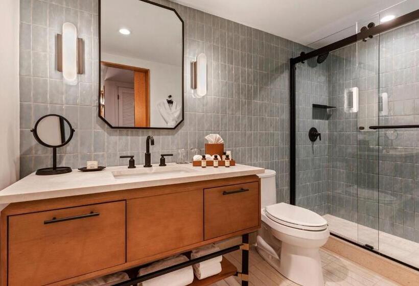 غرفة قياسية سرير ملكى لذوى الإحتياجات الخاصة, Merriweather Lakehouse Hotel, Autograph Collection