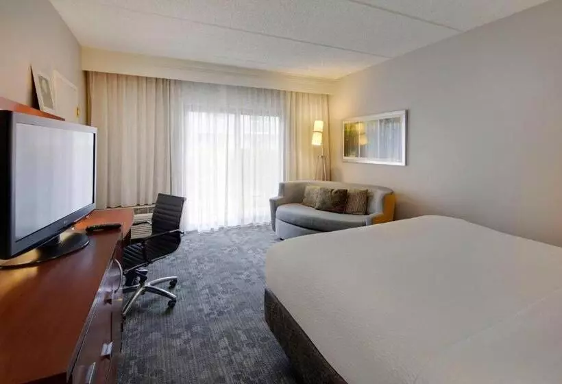 キングサイズベッドのスタンダードルーム, Courtyard By Marriott Atlanta Windy Hill/ballpark
