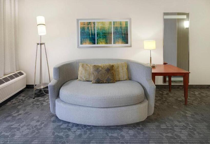 キングサイズベッドのスイートルーム, Courtyard By Marriott Atlanta Windy Hill/ballpark