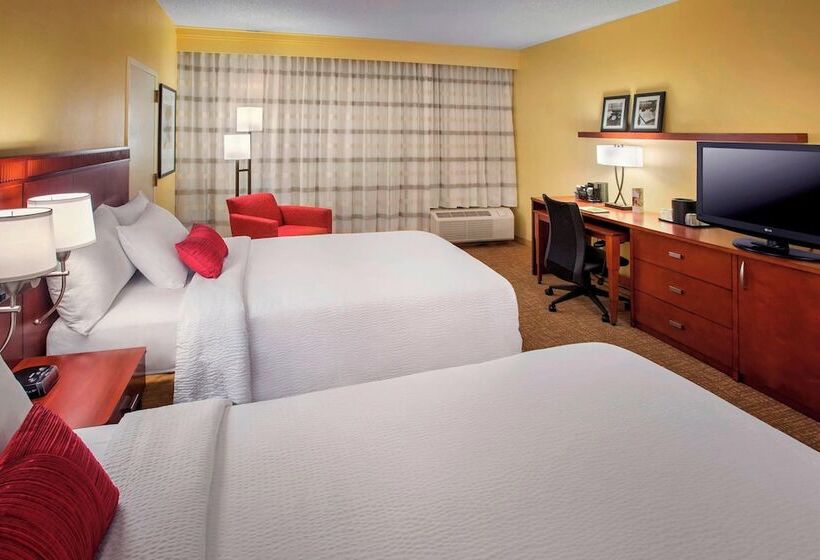 Номер Стандарт 2 Двуспальные Кровати, Courtyard By Marriott Tarrytown Westchester County