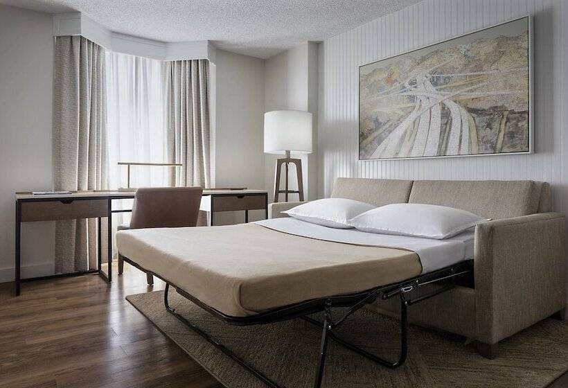 带城市景观的套间, Sheraton Suites Market Center Dallas