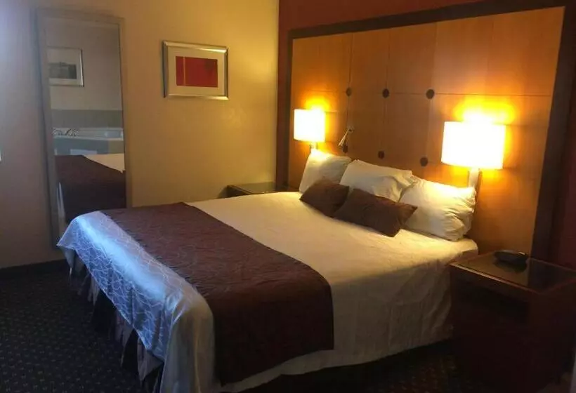 キングサイズベッドのデラックスルーム, Travelodge By Wyndham Brooklyn Center
