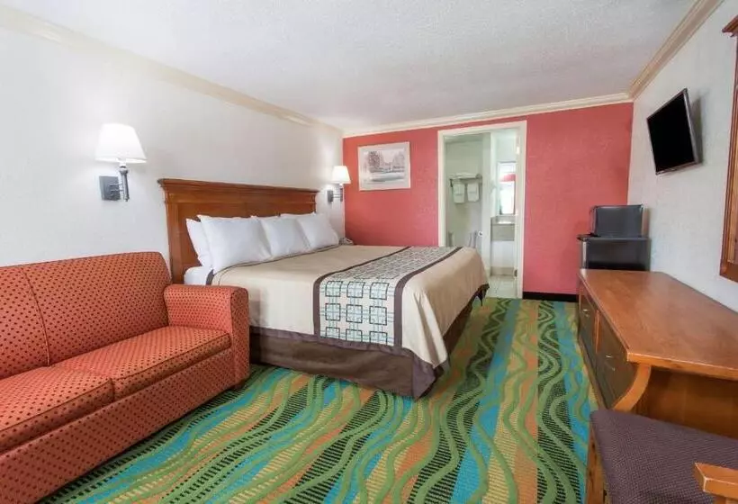 キングサイズベッドのスタンダードルーム, Days Inn By Wyndham Virginia Beach Town Center