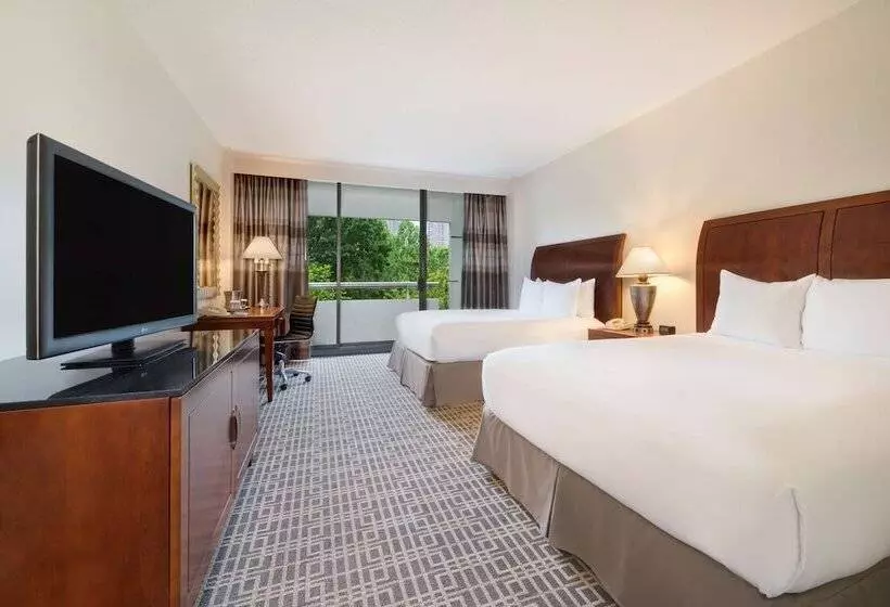 اتاق استاندارد با 2 تخت دوبل, Hilton Houston Post Oak By The Galleria