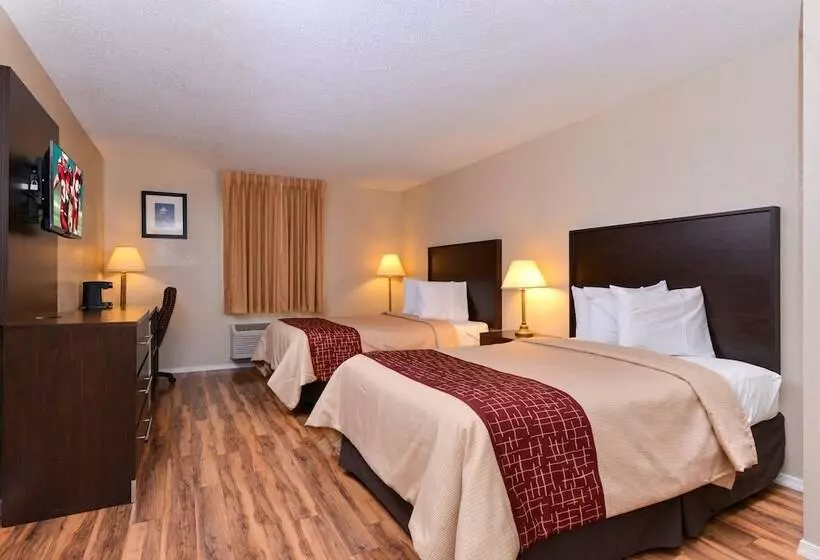 ２ダブルベッドのスタンダードルーム, Red Roof Inn Chambersburg