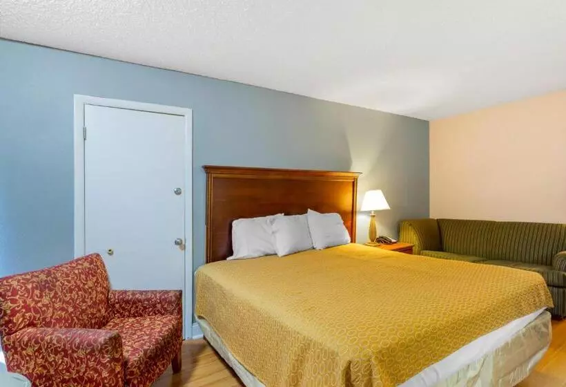 キングサイズベッドのスタンダードルーム, Rodeway Inn Colonial Heights I95