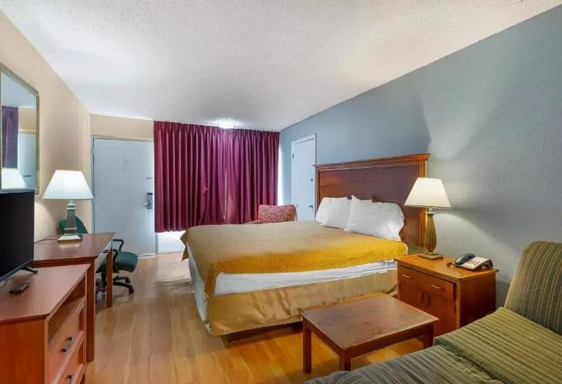 キングサイズベッドのスタンダードルーム, Rodeway Inn Colonial Heights I95