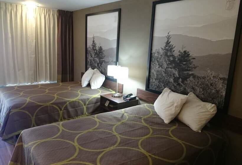 غرفه قياسيه سريرين مزدوجين, Super 8 By Wyndham Asheville Airport