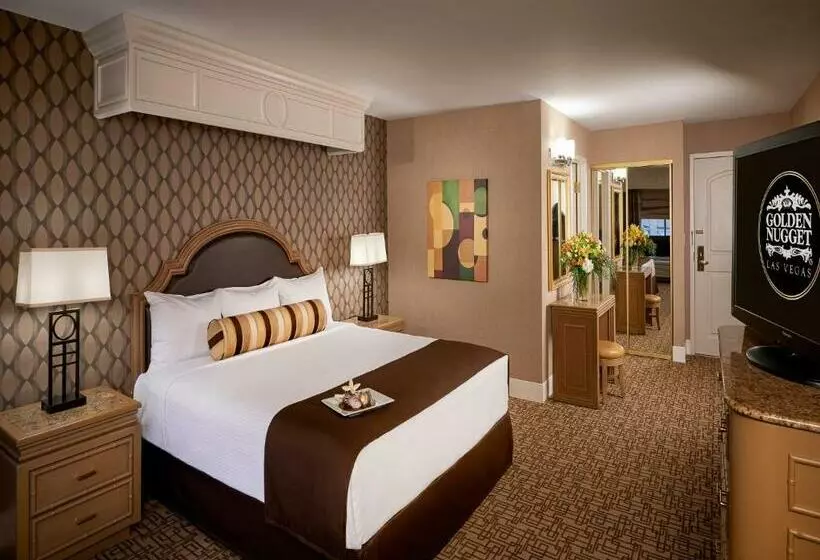 キングサイズベッドのデラックスルーム, Golden Nugget Hotel & Casino Las Vegas