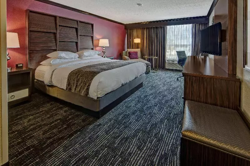 キングサイズベッドのスタンダードルーム, Doubletree By Hilton Hotel Decatur Riverfront