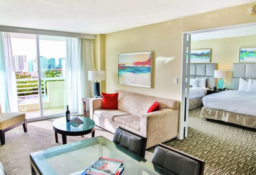 プレミアムスイート２ベッドルーム, Galleryone Doubletree Hilton Gc Turtle Cove