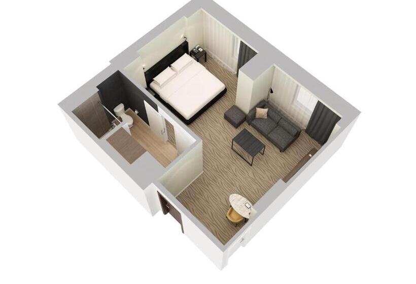 스탠다드 룸 킹사이즈 침대, Hyatt Regency Deerfield