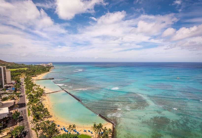 带海景的俱乐部房间, Hyatt Regency Waikiki Beach Resort & Spa
