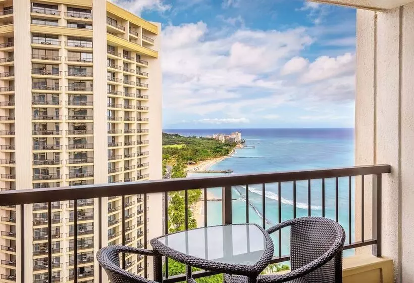 海の見えるダブルベッドスタンダードルーム, Hyatt Regency Waikiki Beach Resort & Spa