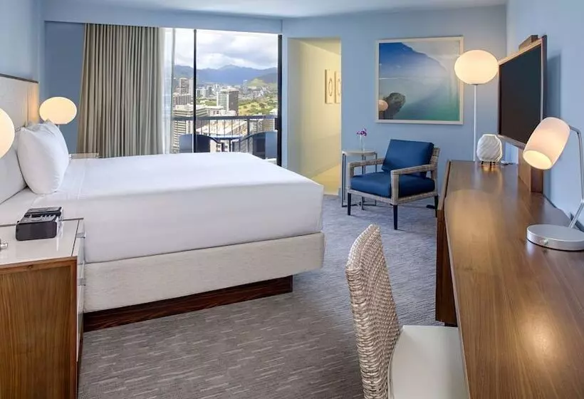シティビューのダブルベッドスタンダードルーム, Hyatt Regency Waikiki Beach Resort & Spa