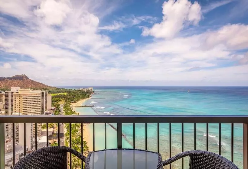 ２ダブルベッドのスタンダードルーム, Hyatt Regency Waikiki Beach Resort & Spa