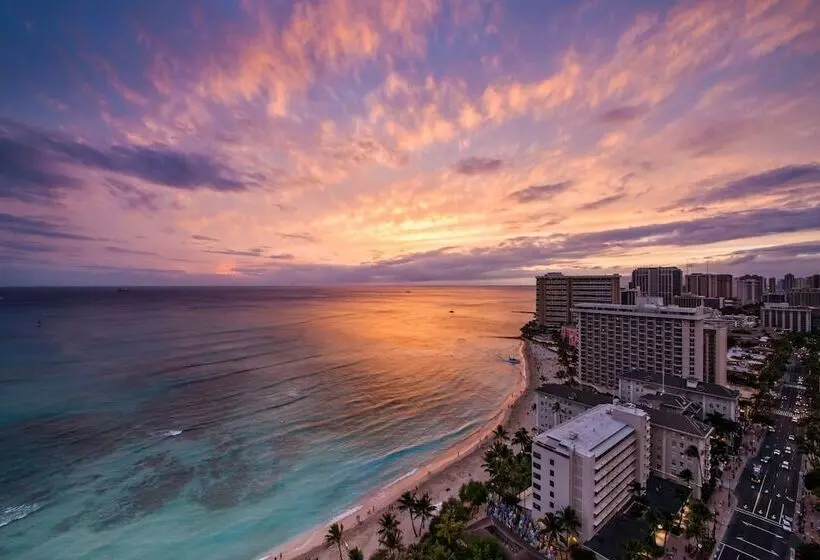 ２ダブルベッドのスタンダードルーム, Hyatt Regency Waikiki Beach Resort & Spa