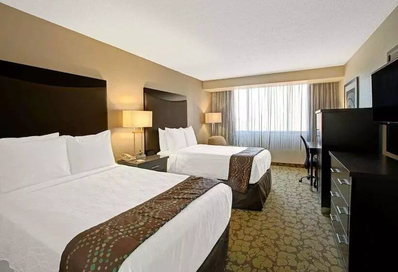 اتاق استاندارد با 2 تخت دوبل, Ramada Plaza By Wyndham Charlotte South End Airport