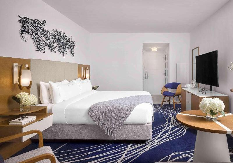 带大床的标准间, Hilton Fort Lauderdale Marina