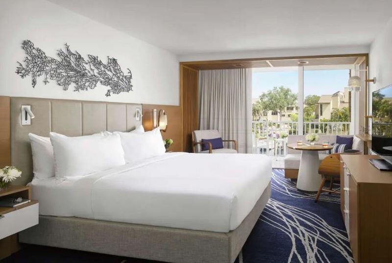 キングサイズベッドのスイートルーム, Hilton Fort Lauderdale Marina