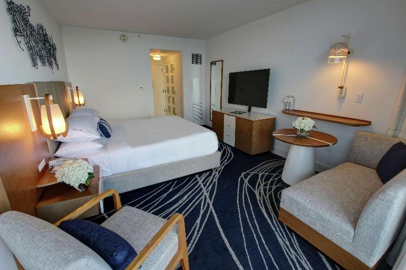 キングサイズベッドのスタンダードルーム, Hilton Fort Lauderdale Marina