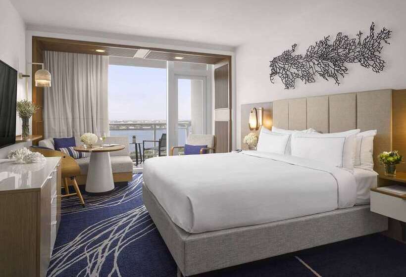 带大床的标准间, Hilton Fort Lauderdale Marina