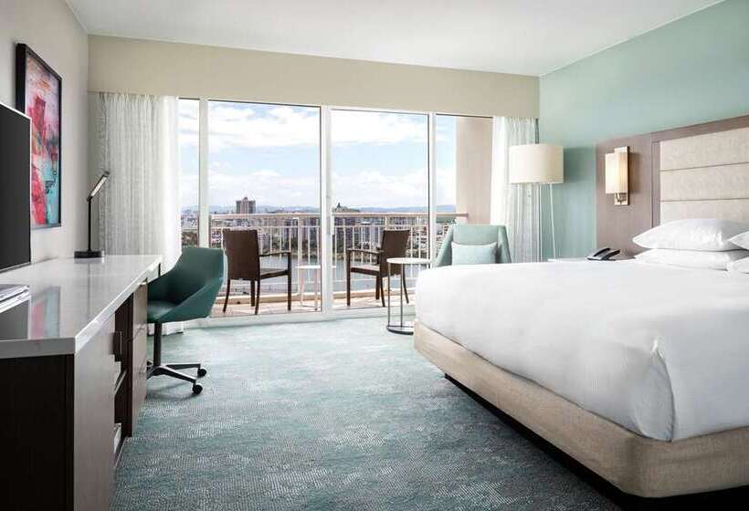 带大床的标准间, Hilton Fort Lauderdale Marina