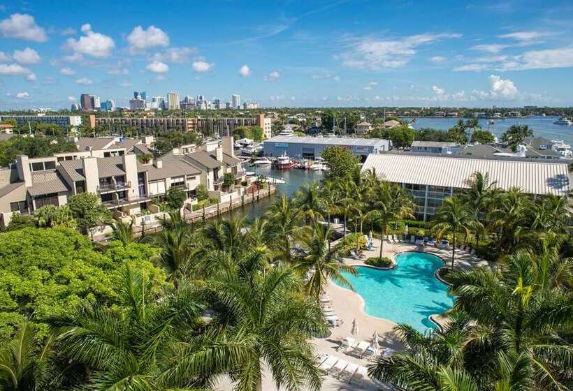 带大床的标准间, Hilton Fort Lauderdale Marina