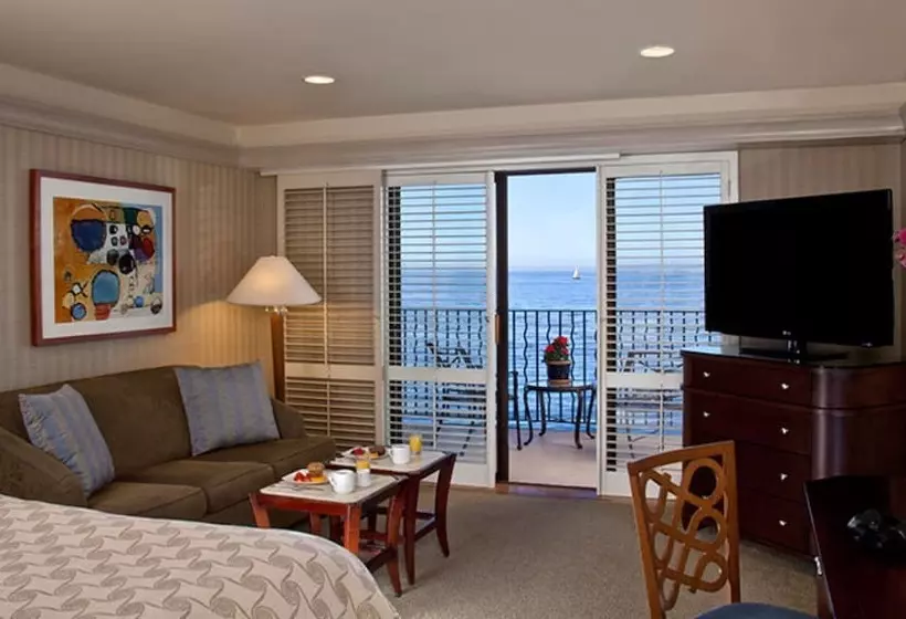 海の見えるダブルベッドスタンダードルーム, Monterey Bay Inn