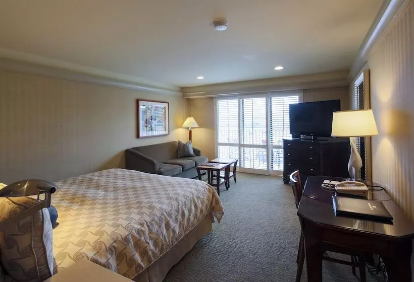 景色の見えるダブルベッドスタンダードルーム, Monterey Bay Inn