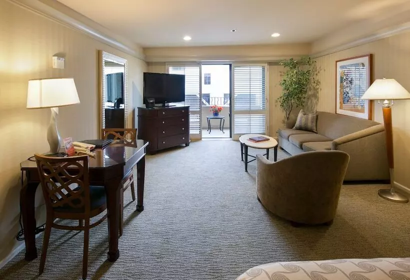 景色の見えるダブルベッドスタンダードルーム, Monterey Bay Inn