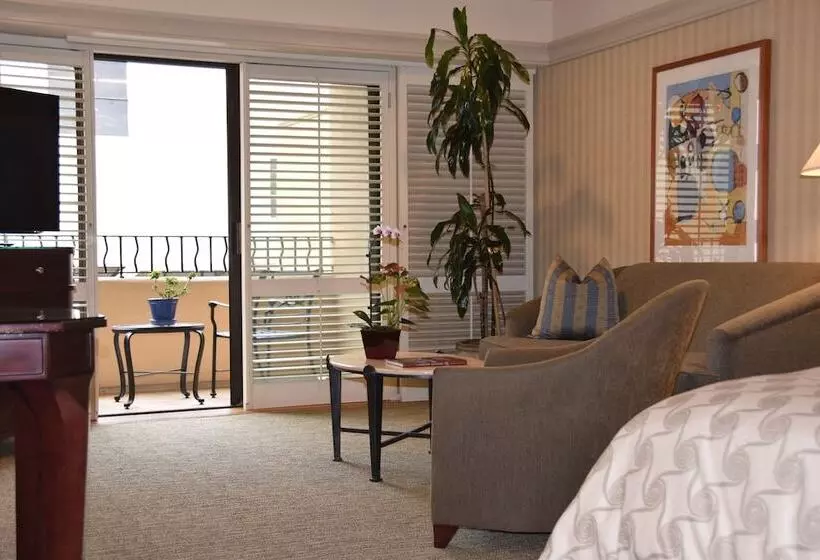 景色の見えるダブルベッドスタンダードルーム, Monterey Bay Inn