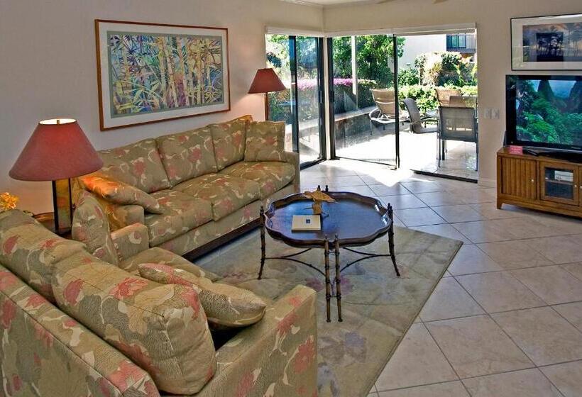 庭の見える１ベッドルームアパートメント, Wailea Elua Village   Coraltree Residence Collection