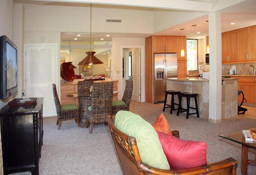 庭の見える１ベッドルームアパートメント, Wailea Elua Village   Coraltree Residence Collection