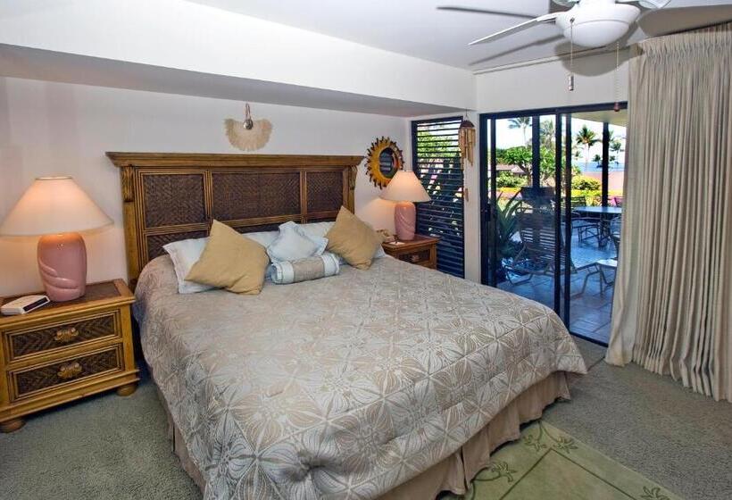 庭の見える１ベッドルームアパートメント, Wailea Elua Village   Coraltree Residence Collection