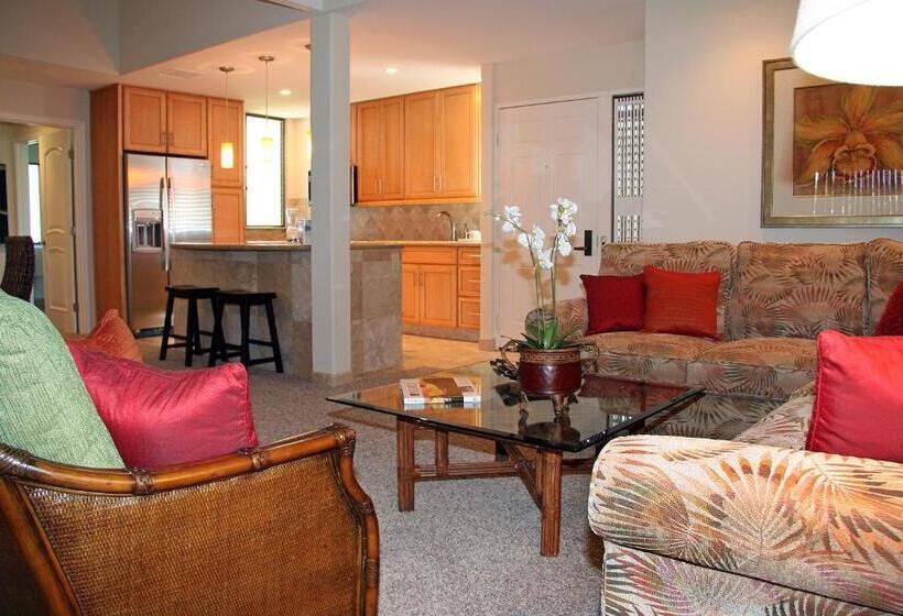 庭の見える１ベッドルームアパートメント, Wailea Elua Village   Coraltree Residence Collection